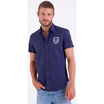 Chemise Camberabero Chemise unie manches courtes avec écusson