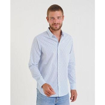 Chemise Camberabero Chemise à imprimé fantaisie en popeline rayée