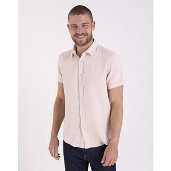 Chemise Camberabero Chemise unie en voile de coton gaufré