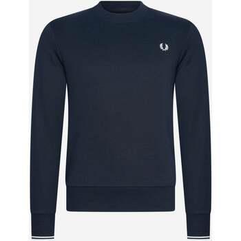 Pull Fred Perry Sweat à col ras du cou - marine