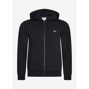 Gilet Lacoste Sweat à capuche zippé - noir