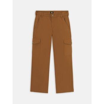 Pantalon Dickies DUCK CANVAS CARGO W - DK0A864S-0BD BROWN DUCK