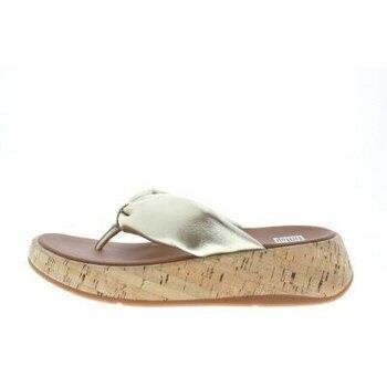 Claquettes FitFlop Leather-Twist Flatform