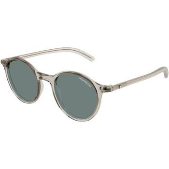 Lunettes de soleil Montblanc MB0324S Lunettes de soleil, Beige/Vert, 5...