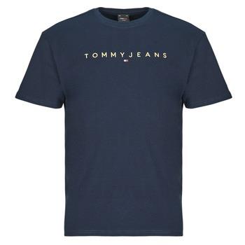 T-shirt Tommy Jeans TJM REG GOLD LINEAR LOGO TEE EXT