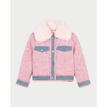 Blouson enfant Billieblush Veste en tweed mélangé avec col amovible