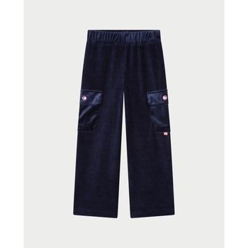 Pantalon enfant Billieblush Pantalon en velours bleu pour fille