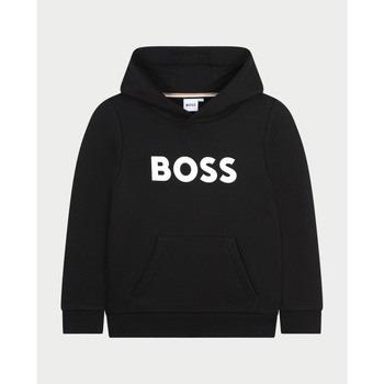 Sweat-shirt enfant BOSS Sweat-shirt enfant avec capuche et log