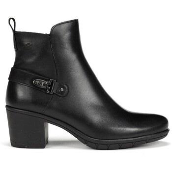 Bottines Fluchos BOTÍN NEGRO DE PIEL CON TACÓN MEDIO NYDIA F1798