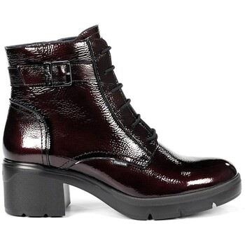 Bottines Fluchos BOTÍN DE CHAROL EN BURDEOS PARA MUJER FUGAZ F2107