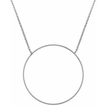 Collier Orusbijoux Collier Argent Rhodié Cercle Diamanté