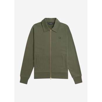 Gilet Fred Perry Sweat zippé - vert couronne de laurier