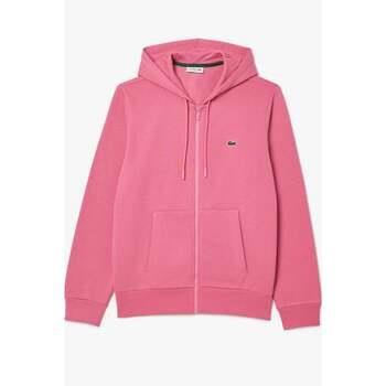 Polaire Lacoste Sweat à capuche rose