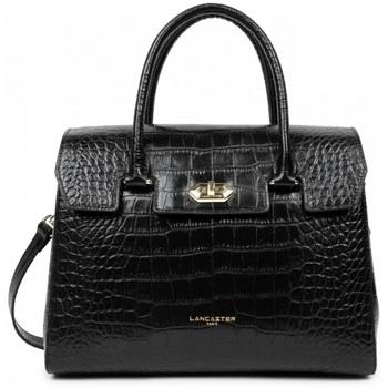 Sac à main LANCASTER Sac A main Ref 54260 Noir Croco 30*23*13