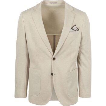 Veste Suitable Colbert Face Impression Beige