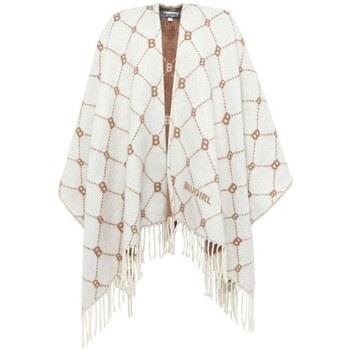 Echarpe Blugirl Poncho avec logo blanc intgral