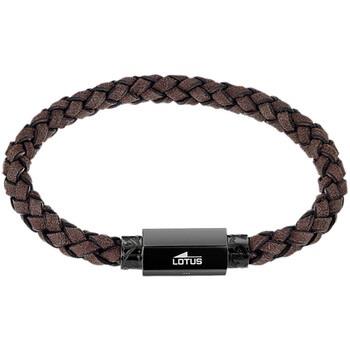 Bracelets Lotus Bracelet homme Style Urban Man cuir marron