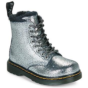 Boots enfant Dr. Martens 1460 Serena T Silver Distressed Foil