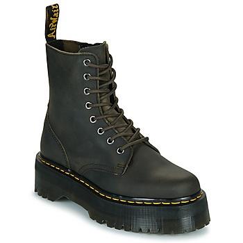 Boots Dr. Martens Jadon Charcoal Grey Burnished Waxy Pull Up