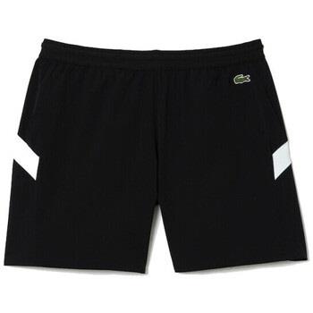 Maillots de bain Lacoste SHORT DE BAIN COLOR BLOCK NOIR EN POLYAMIDE R...