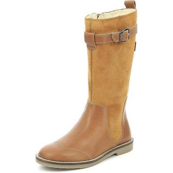 Bottines enfant Kickers Fille Tyoube Botte d'équitation camel