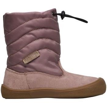 Bottes Naturino Boots barefoot en daim et tissu BISQUI ZIP WP