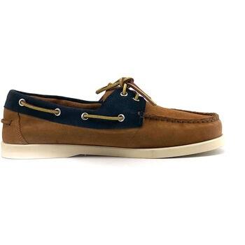 Chaussures bateau Duca Di Morrone Santiago - Suede Brown/Blue