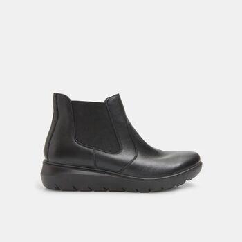 Mocassins Bata Bottine en cuir avec talon compensé