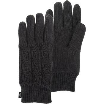 Gants Isotoner Gants Femme en Maille Recyclée Noir