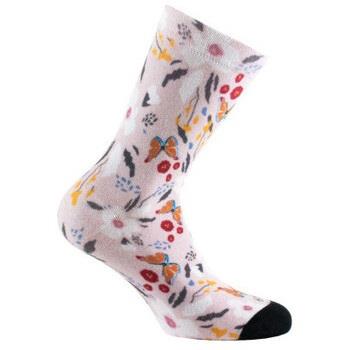 Chaussettes Kindy Mi chaussettes imprimées fleurs et papillons