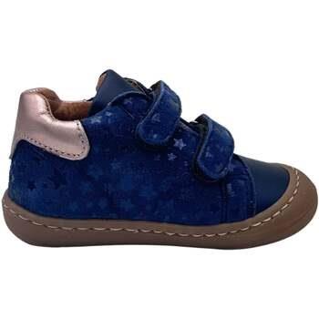 Bottines enfant Babybotte Bottillons Argo Velcro Star Bleu