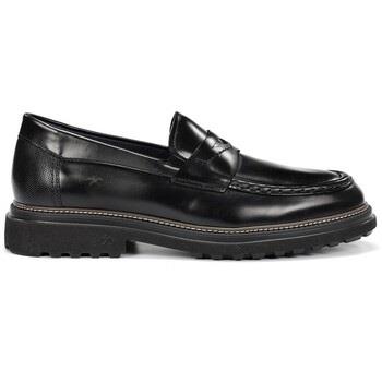 Chaussures Fluchos MOCASÍN NEGRO DE PIEL CON ANTIFAZ LINCON F2058