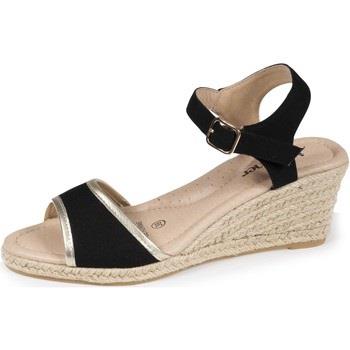 Espadrilles Isotoner Espadrilles Femme détail doré talon corde