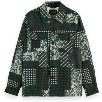 Veste Scotch &amp; Soda - PATCHWORK JACQUARD OVERSHIRT