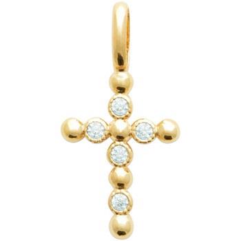 Pendentifs Brillaxis Pendentif croix chrétienne empierrée