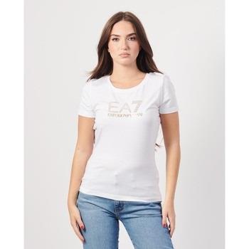 T-shirt Emporio Armani EA7 T-shirt femme en coton avec logo