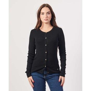 Gilet Yes Zee Cardigan femme avec boutons dorés