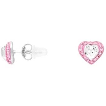 Boucles oreilles Cleor Boucles d'oreilles en argent 925/1000 et crista...