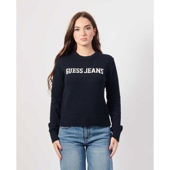 Pull Guess Pull femme à col rond avec log