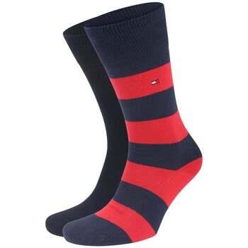 Chaussettes Tommy Hilfiger Two Pack Knitted Rugby Socks Navy Tommy Ori...