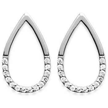 Boucles oreilles Brillaxis Boucles d'oreilles puces goutte argent