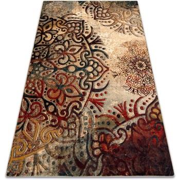 Tapis Rugsx Tapis en laine POLONIA Boho rosette rose 300x400 cm