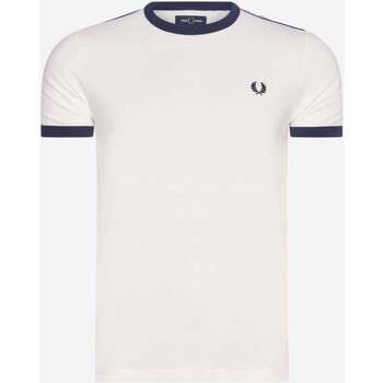 T-shirt Fred Perry T-shirt à rayures - blanc neige