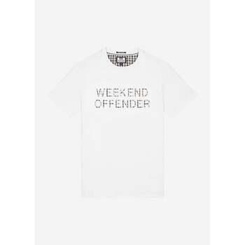 T-shirt Weekend Offender Tornaco - chèque blanc pour le milieu de la m...