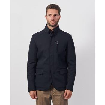 Blouson Yes Zee Veste homme bleue avec gilet et poches