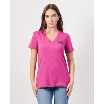 T-shirt EAX T-shirt femme avec col en V