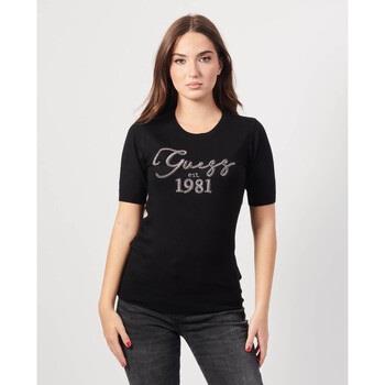 T-shirt Guess T-shirt noir avec mini clous