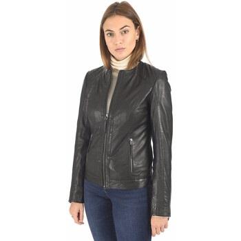 Blouson La Canadienne Blouson Spencer Cuir Femme-034098