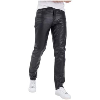 Pantalon Daytona Pantalon cuir homme Ref 54874 Noir