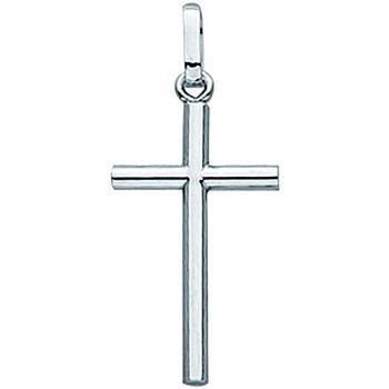 Pendentifs Brillaxis Pendentif croix or blanc 18 carats